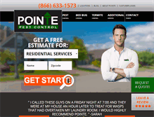 Tablet Screenshot of pointepest.com